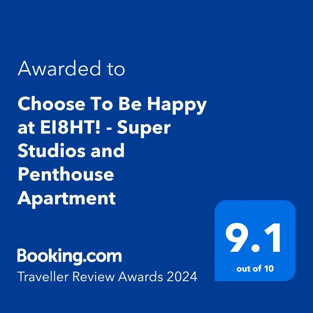 Choose To Be Happy At Ei8Ht! - Super Studios And Penthouse Apartment Kingston